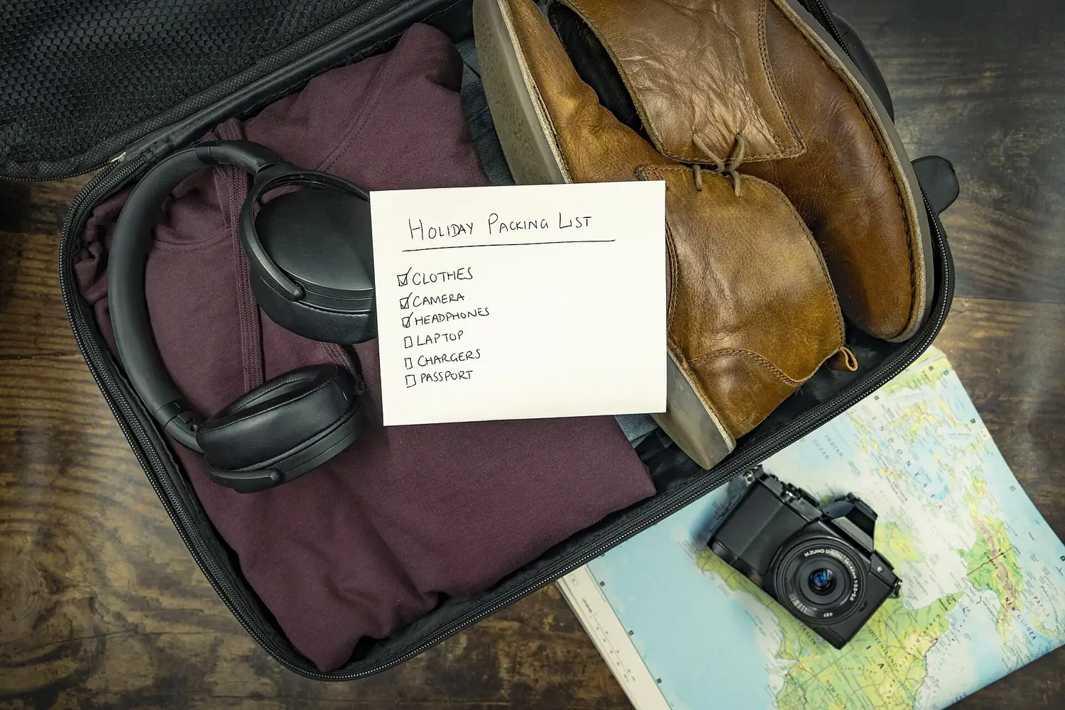 Holiday Packing List - Packing Luggage for Vacation.jpg